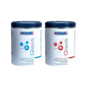 COLLA GLAXS ORIGINAL + INDURENTE GLAXS ORIGINAL 45. SISTEMA BICOMPONENTE TRANSPARENTE